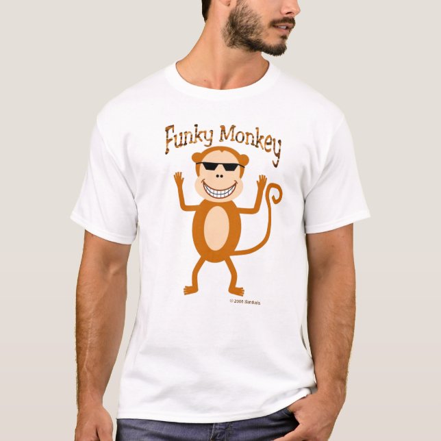 Funky Affe-T - Shirt (Vorderseite)