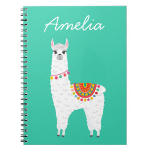 Funky Alpaca Lama Drama süße Tier Notizblock