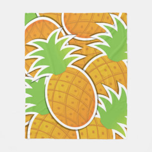 Funky-Ananas Fleecedecke