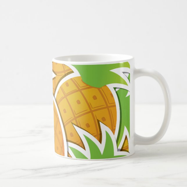 Funky-Ananas Kaffeetasse (Rechts)