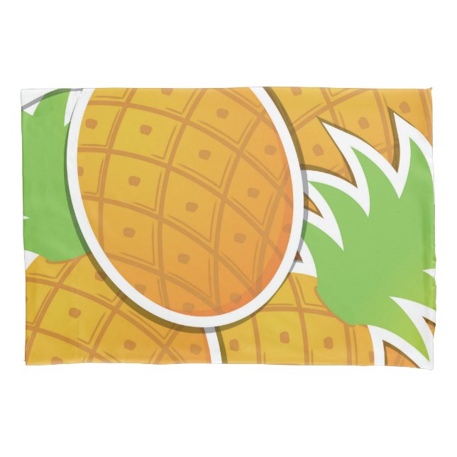 Funky-Ananas Kissenbezug (Vorderseite)
