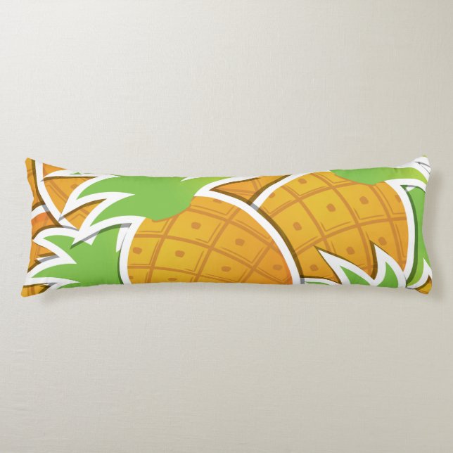 Funky-Ananas Seitenschläferkissen (Vorderseite)