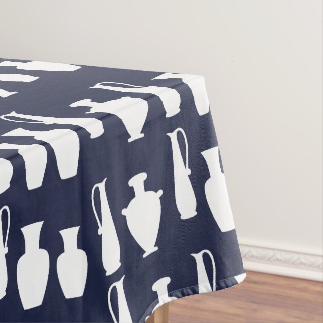 Funky Ancient Greece Vases Jars Pattern Tischdecke (Beispiel)