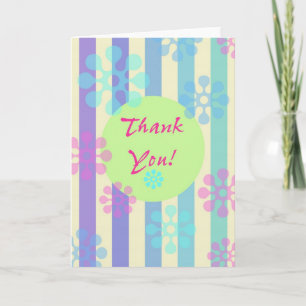 Funky and Fun Danke-Card Dankeskarte