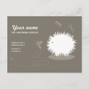 Funky animal toiletté Promotion Carte postale