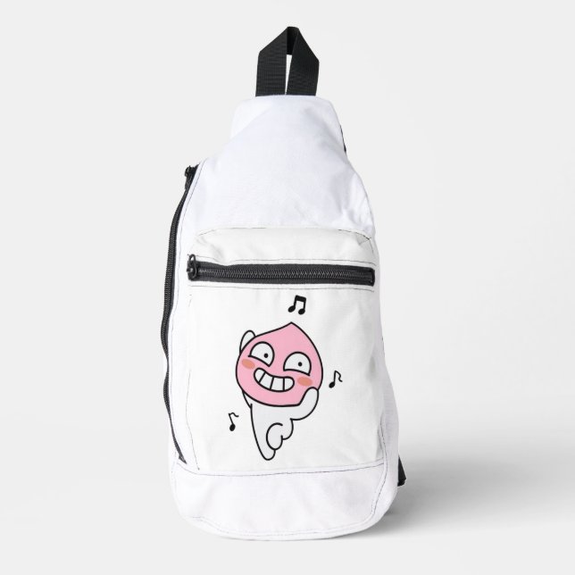 Funky Apeach Crossbody Bag (Vorderseite)