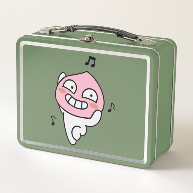 Funky Apeach Metall Brotdose (Vorderseite)