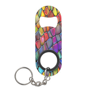 Funky Artistic Glas Mini Flaschenöffner