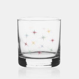 Funky Atomage Sternexplosion Mitte Jahrhundert Mod Whiskyglas