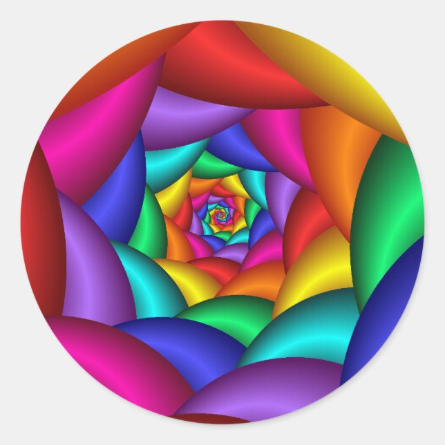 Funky Beats Runder Aufkleber (Vorderseite)