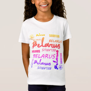 Funky Belarus Беларусь Kornblumen-T-Shirt Top