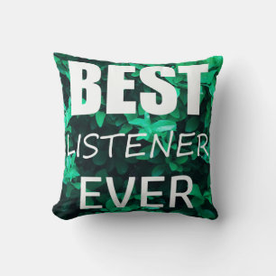 Funky Best Listener Ever Kissen Dekokissen