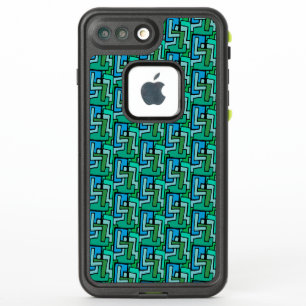 Funky Blue Green Shapes