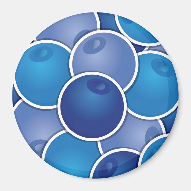 Funky Blueberry Magnet (Vorne)