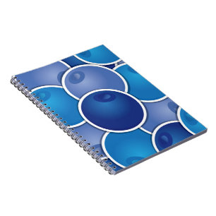 Funky Blueberry Notizblock