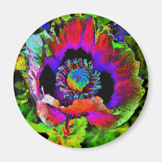 Funky Blume Magnet
