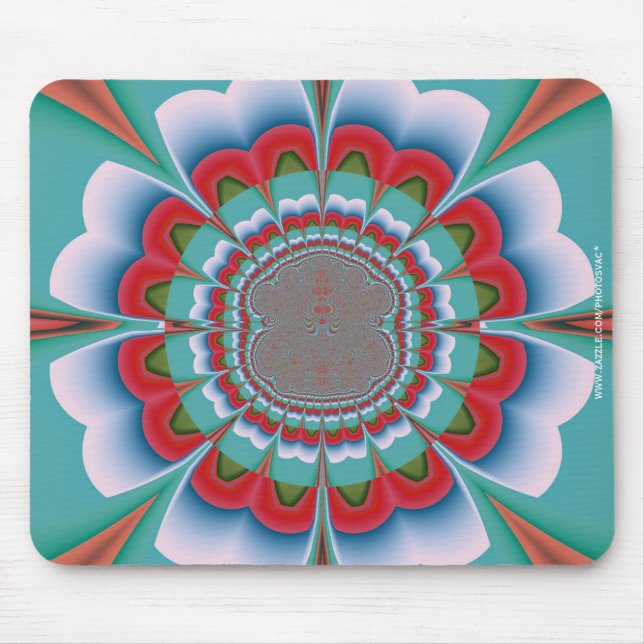 Funky Blume Mousepad (Vorne)