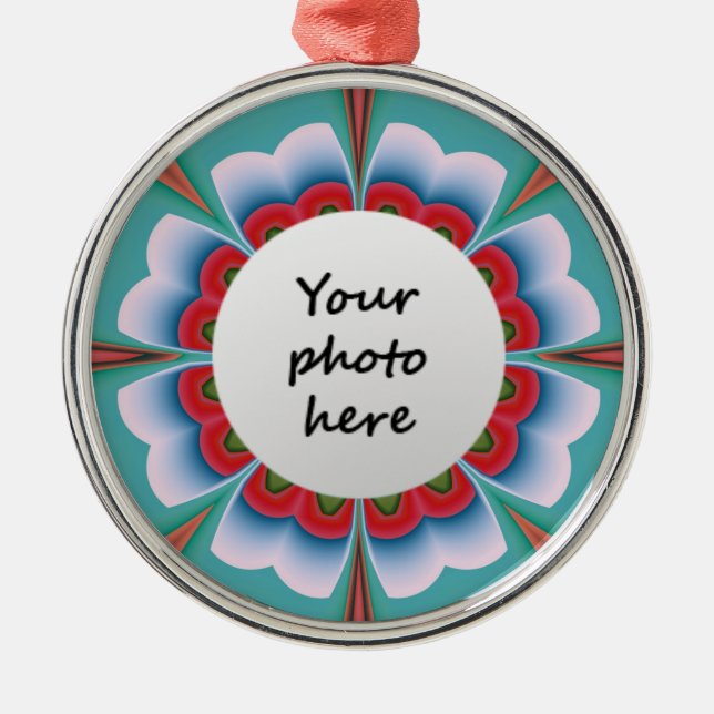 Funky Blume Ornament (Vorne)