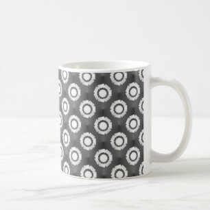 Funky Blume Tasse, metallisch grau Kaffeetasse