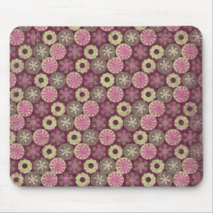 Funky-Blumen-Mauspad Mousepad
