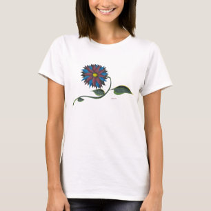 Funky Blumen-T - Shirt