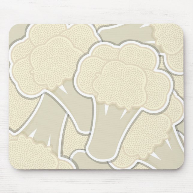 Funky Blumenkohl Mousepad (Vorne)