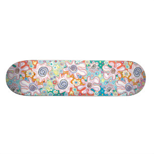 Funky BlumenSkateboard Skateboard
