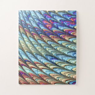 Funky Boho Colorful Psychedelic Waves Abstrakt Art
