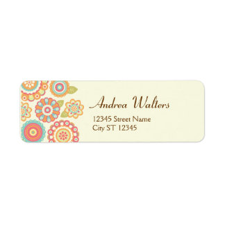 Funky Boho Retro Blume Wedding
