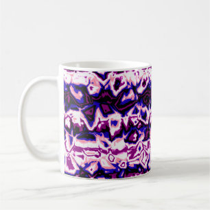 Funky Boho Retro Marmorierte Streifen Genderfluid Kaffeetasse