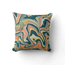 Funky Bold Künstlerisch Marble Swirl Ebru