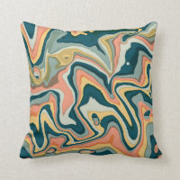 Funky Bold Künstlerisch Marble Swirl Ebru