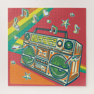 Funky Boom Box Farbiges Design