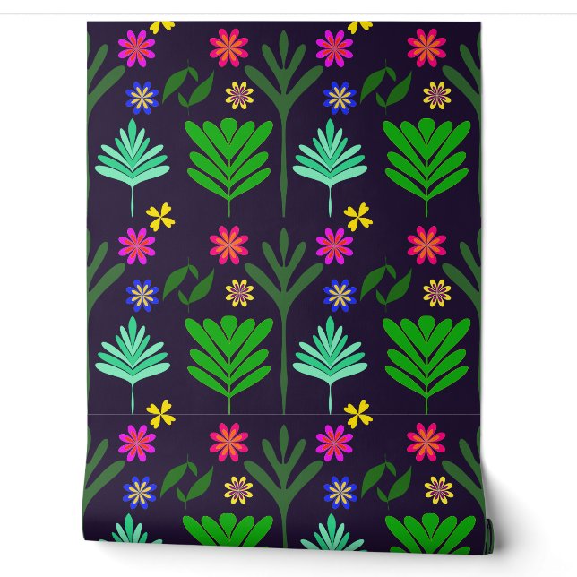Funky Botanicals wallpaper Phunktanicals by Mimma Tapete (Abrollen)