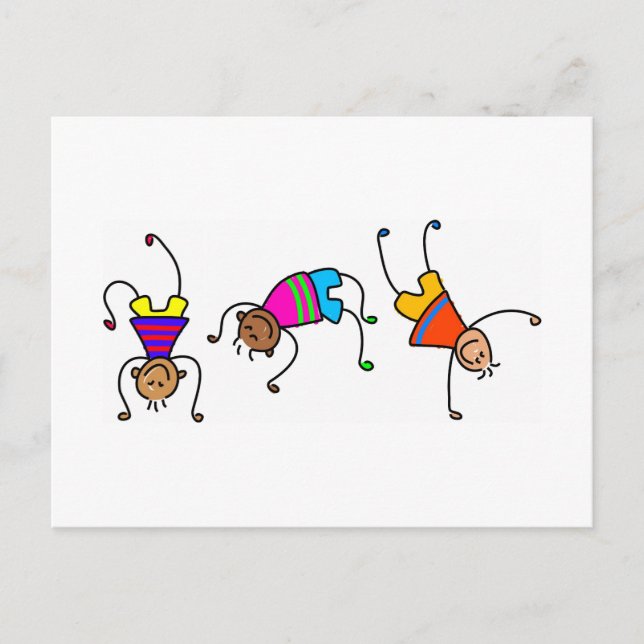 Funky Boys Postkarte (Vorderseite)