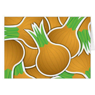 Funky braune Zwiebeln