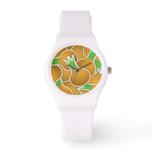 Funky braune Zwiebeln Armbanduhr