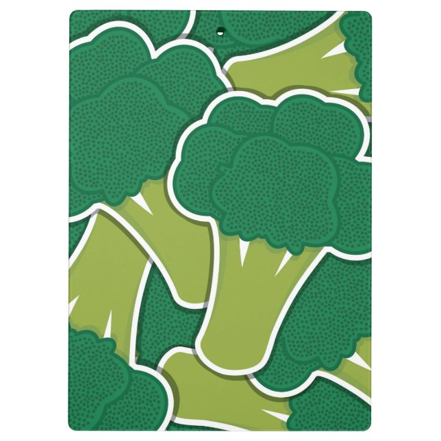 Funky broccoli klemmbrett (Rückseite)