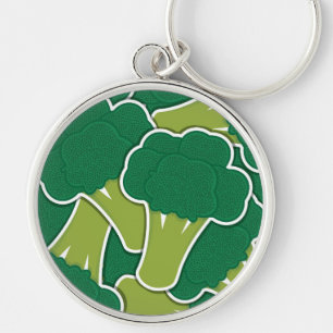Funky broccoli schlüsselanhänger