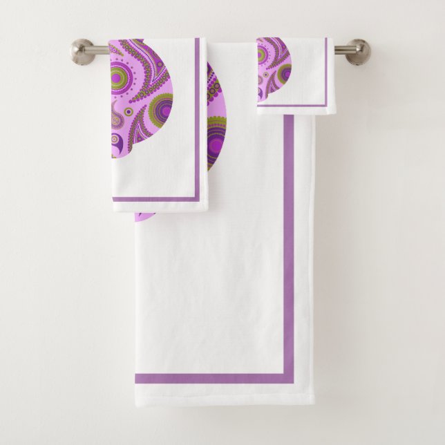 Funky Bunny in Crazy Paisley Set Handtuch (Insitu)