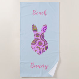 Funky Bunny in Crazy Paisley Strandtuch