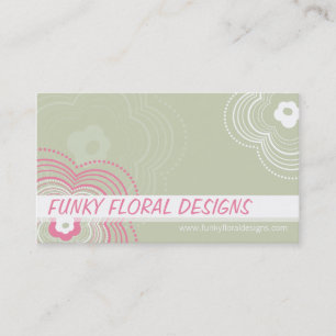 FUNKY BUSINESS CARD :: Funky Blume 10L Visitenkarte