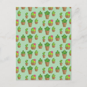 Funky Cactus Postkarte