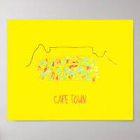 Funky Cape Town ZA Tafelberg farbenfroh