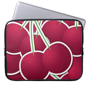 Funky cherry laptopschutzhülle