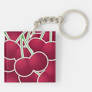 Funky cherry schlüsselanhänger