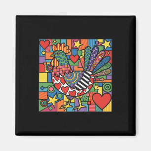 Funky Chicken Magnet