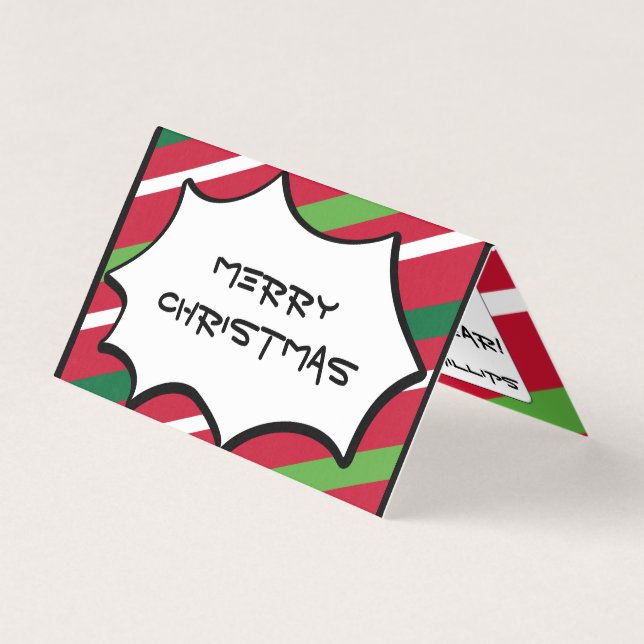 Funky Christmas Card #HolidayZ (Vorderseite)