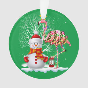 Funky Christmas Tree Flamant rose Casquette Père N