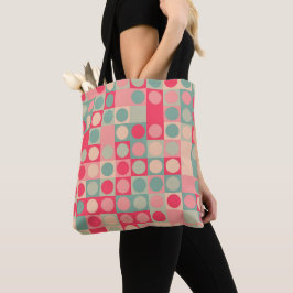 Funky Circle Grid Tasche